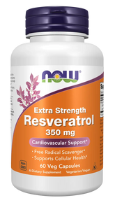 Resveratrol, Extra Strength 350 mg Veg Capsules