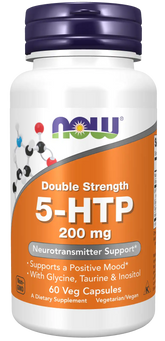 5-HTP, Double Strength 200 mg Veg Capsules