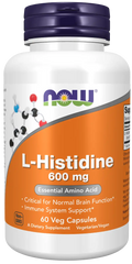 L-Histidine 600 mg Veg Capsules
