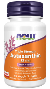 Astaxanthin 12 mg, Triple Strength Veggie Softgels