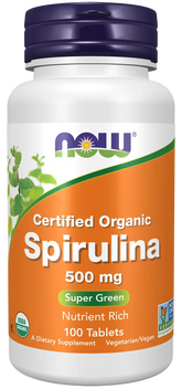 Spirulina, Organic 500 mg Tablets