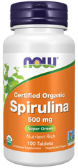 Spirulina, Organic 500 mg Tablets