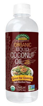 Liquid Coconut Cooking Oil, Organic
