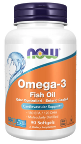 Omega-3, Molecularly Distilled & Enteric Coated Softgels