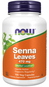 Senna Leaves 470 mg Veg Capsules