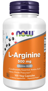 L-Arginine 500 mg Veg Capsules