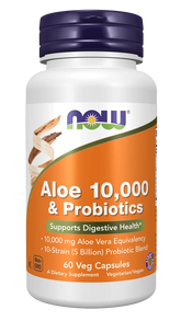 Aloe 10,000 & Probiotics Veg Capsules