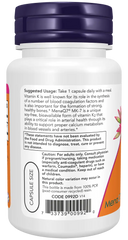 MK-7 Vitamin K2 100 mcg Veg Capsules