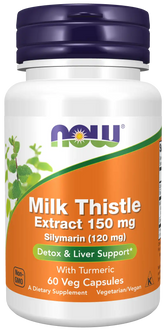 Milk Thistle Extract 150 mg Silymarin (120 mg) Veg Capsules
