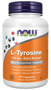 L-Tyrosine 750 mg, Extra Strength Capsules
