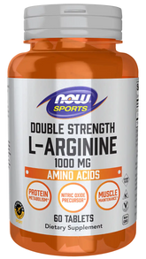 L-Arginine 1000 mg, Double Strength Tablets