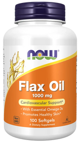 Flax Oil 1000 mg Softgels