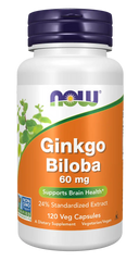 Ginkgo Biloba 60 mg Veg Capsules