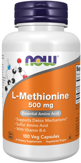L-Methionine 500 mg Veg Capsules