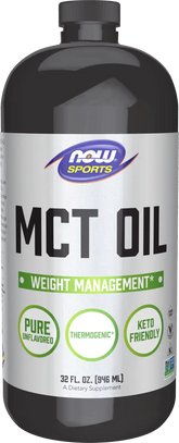 MCT Oil Liquid in Plastic Bottle
