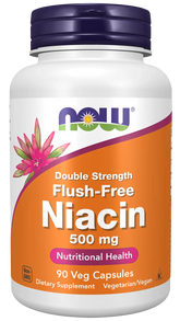 Niacin 500 mg, Double Strength Flush-Free Veg Capsules