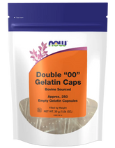 Empty Capsules, Gelatin, Double "00"