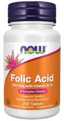 Folic Acid 800 mcg with Vitamin B-12 Tablets