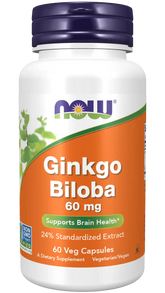Ginkgo Biloba 60 mg Veg Capsules