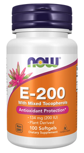 Vitamin E-200 With Mixed Tocopherols Softgels