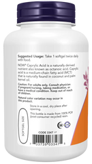 Caprylic Acid 600 mg Softgels