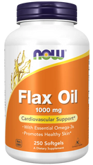 Flax Oil 1000 mg Softgels