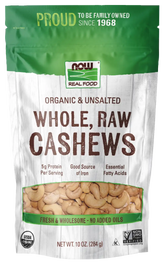 Cashews, Organic, Whole, Raw & Unsalted