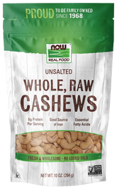 Cashews, Whole, Raw & Unsalted