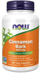Cinnamon Bark 600 mg Veg Capsules