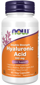 Hyaluronic Acid, Double Strength 100 mg Veg Capsules