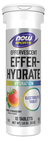 Effer-Hydrate Effervescent Orange Strawberry Tablets