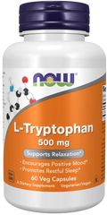 L-Tryptophan 500 mg Veg Capsules
