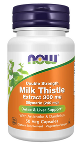 Milk Thistle Extract, Double Strength 300 mg Veg Capsules