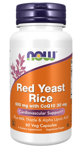 Red Yeast Rice 600 mg with CoQ10 30 mg Veg Capsules