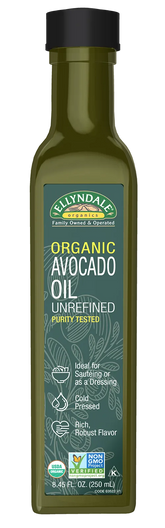 Avocado Cooking Oil, Organic in Glass Bottle
