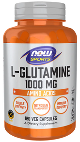 L-Glutamine, Double Strength 1000 mg Veg Capsules