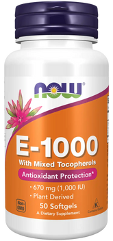 Vitamin E-1000 With Mixed Tocopherols Softgels