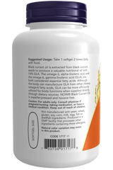 Black Currant Oil, Double Strength 1000 mg Softgels