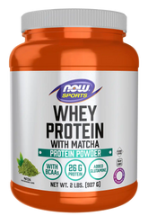Whey Protein with Matcha Powder