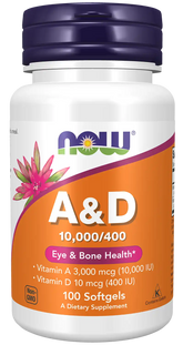 Vitamin A & D 10,000/400 IU Softgels