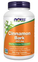Cinnamon Bark 600 mg Veg Capsules