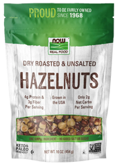 Hazelnuts, Dry Roasted & Unsalted