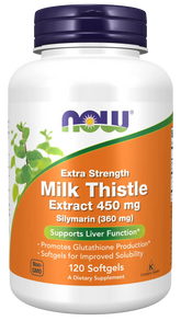 Milk Thistle Extract, Extra Strength 450 mg Softgels