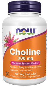 Choline 300 mg Veg Capsules