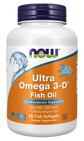 Ultra Omega 3-D™ Fish Oil (Fish Gelatin) Fish Softgels