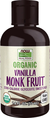 Monk Fruit Vanilla Liquid, Organic