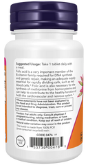 Folic Acid 800 mcg with Vitamin B-12 Tablets