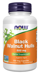 Black Walnut Hulls 500 mg Veg Capsules