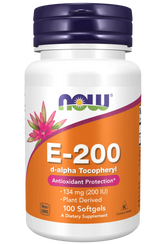Vitamin E-200 D-Alpha Tocopheryl Softgels