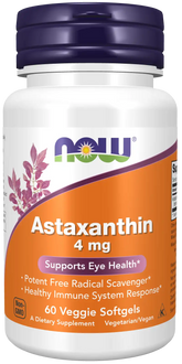 Astaxanthin 4 mg Veggie Softgels